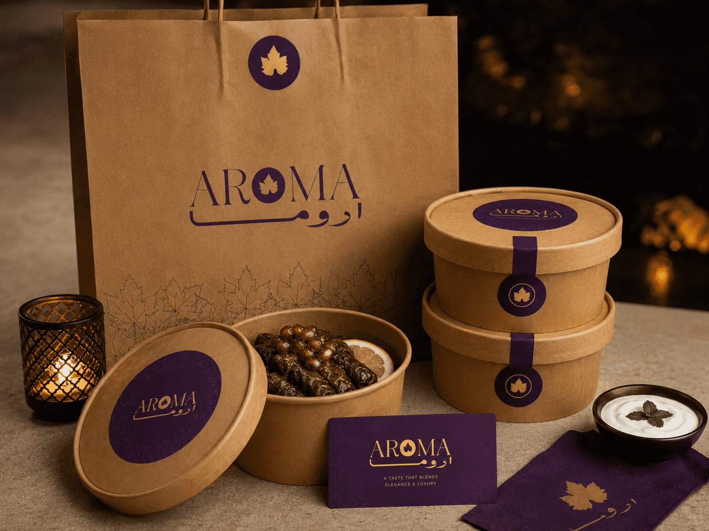 Aroma packaging and delivery